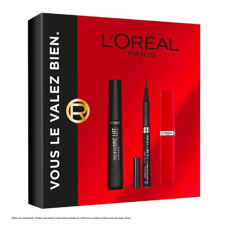 L'Oréal Paris — Coffret Cadeau — Telescopic Lift + Eyeliner + Infaillible (Coffret)