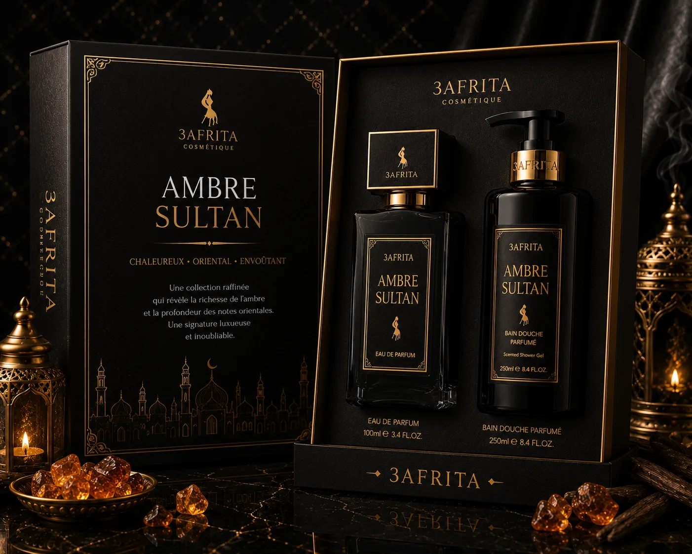 Coffret Ambre Sultan 3AFRITA