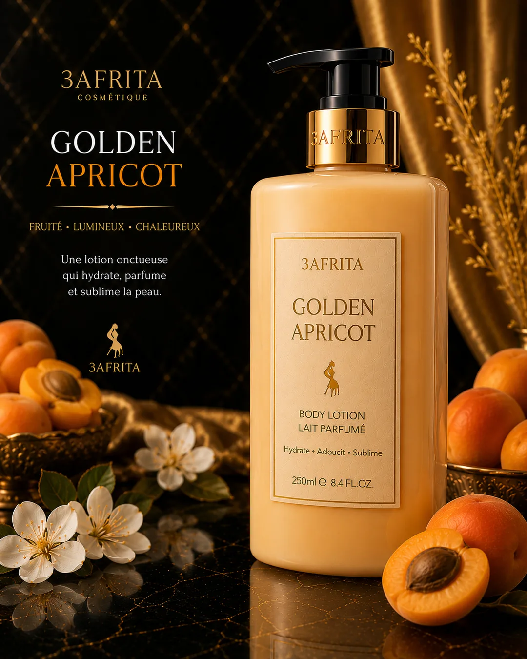 Body lotion Golden Apricot 3AFRITA